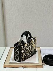 Kitlife Dior Lady D-JOY BAG Black - 26 x 13.5 x 5 cm - 6