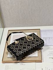 Kitlife Dior Lady D-JOY BAG Black - 26 x 13.5 x 5 cm - 2