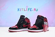 kitlife Nike Jordan Air Jordan1 High Patent Bred Sneaker  - 1