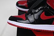 kitlife Nike Jordan Air Jordan1 High Patent Bred Sneaker  - 6