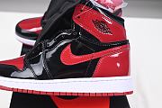 kitlife Nike Jordan Air Jordan1 High Patent Bred Sneaker  - 5