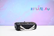Kitlife Chanel Classic Flap Bag Letters Sheepskin Black – 23x14x7cm - 5