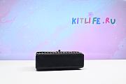 Kitlife Chanel Classic Flap Bag Letters Sheepskin Black – 23x14x7cm - 4