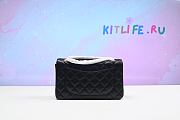 Kitlife Chanel Classic Flap Bag Letters Sheepskin Black – 23x14x7cm - 2