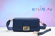 kitlife Fendi Baguette Blue Selleria bag - 27x15x6 cm - 1