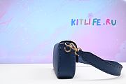 kitlife Fendi Baguette Blue Selleria bag - 27x15x6 cm - 6