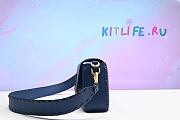 kitlife Fendi Baguette Blue Selleria bag - 27x15x6 cm - 5