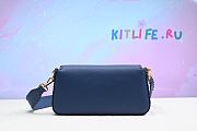 kitlife Fendi Baguette Blue Selleria bag - 27x15x6 cm - 4