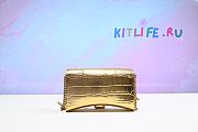 Kitlife Balenciaga Hourglass WOC Crocodile Gold - 19 cm - 5