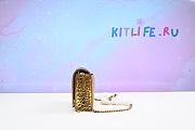 Kitlife Balenciaga Hourglass WOC Crocodile Gold - 19 cm - 3