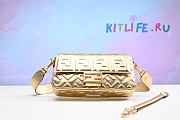 kitlife Fendi Baguette Leather Bag Gold Buckle - 26cm - 1