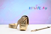 kitlife Fendi Baguette Leather Bag Gold Buckle - 26cm - 6