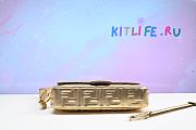 kitlife Fendi Baguette Leather Bag Gold Buckle - 26cm - 3