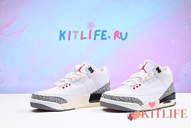 KITLIFE NIKE AIR JORDAN 3 WHITE SNEAKER  - 1