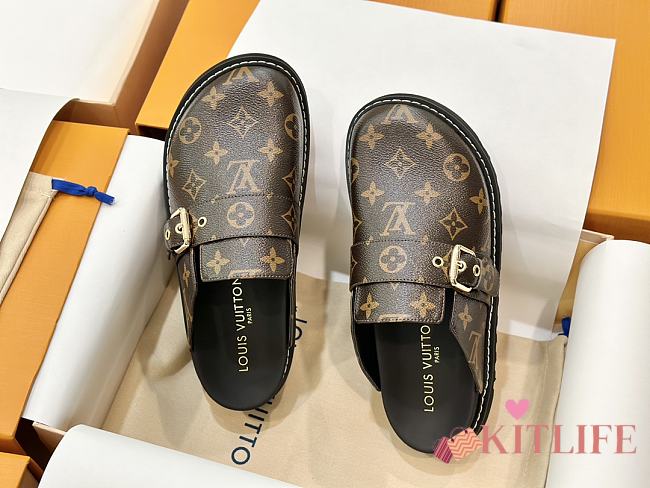kitlife Louis vuitton Cosy Flat Comfort Clogs black - 01 - 1