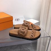 Kitlife Hermès Extra Techno Sandal Naturel Calfskin brown - 5