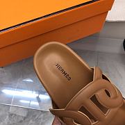 Kitlife Hermès Extra Techno Sandal Naturel Calfskin brown - 4