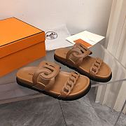 Kitlife Hermès Extra Techno Sandal Naturel Calfskin brown - 3