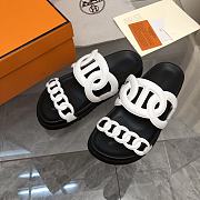 Kitlife Hermès Extra Techno Sandal Naturel Calfskin white - 6
