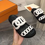 Kitlife Hermès Extra Techno Sandal Naturel Calfskin white - 4