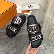 Kitlife Hermès Extra Techno Sandal Naturel Calfskin  - 4