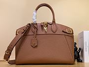 kitlife louis vuitton Lock It MM Taurillon brown bag - M22925 - 36x29x15 cm - 1