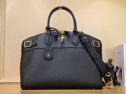 kitlife louis vuitton Lock It MM Taurillon black bag - M22925 - 36x29x15 cm - 1