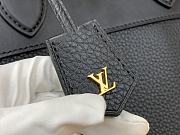 kitlife louis vuitton Lock It MM Taurillon black bag - M22925 - 36x29x15 cm - 4