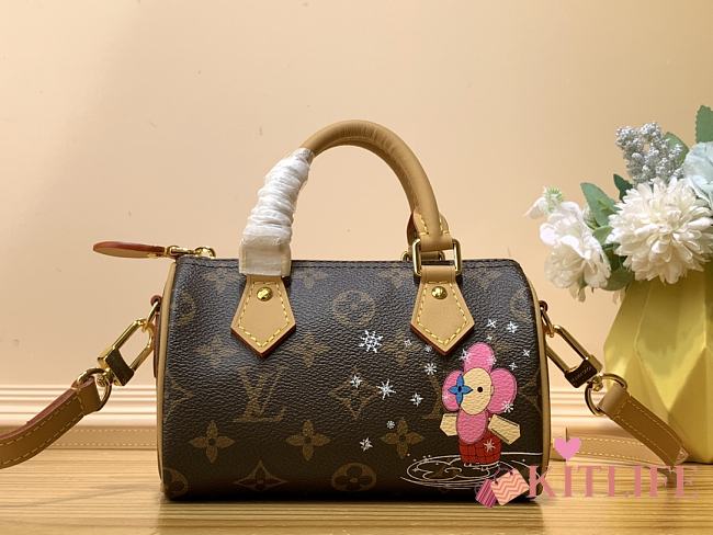 Kitlife louis vuitton Nano Speedy mini bag - 16 x 10 x 7.5 cm - 1