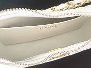 kitlife chanel hobo bag white - 23.5x5x13.5 cm - 6