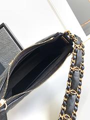 kitlife chanel hobo bag black - 23.5x5x13.5 cm - 3