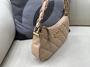 kitlife chanel hobo bag beige - 23.5x5x13.5 cm - 6