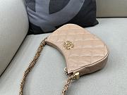 kitlife chanel hobo bag beige - 23.5x5x13.5 cm - 4