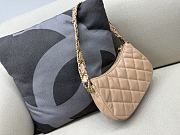 kitlife chanel hobo bag beige - 23.5x5x13.5 cm - 2