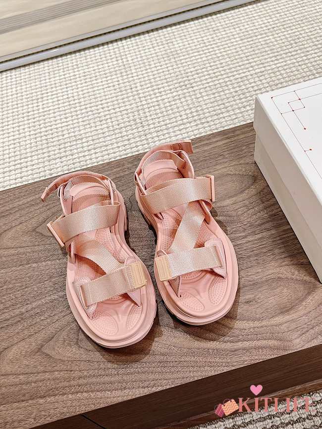 kitlife ALEXANDER MCQUEEN Orange Tread Sandals - 1
