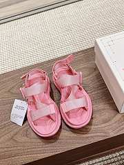 kitlife ALEXANDER MCQUEEN Pink Tread Sandals - 1