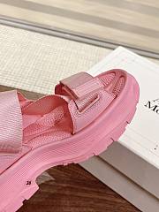 kitlife ALEXANDER MCQUEEN Pink Tread Sandals - 5