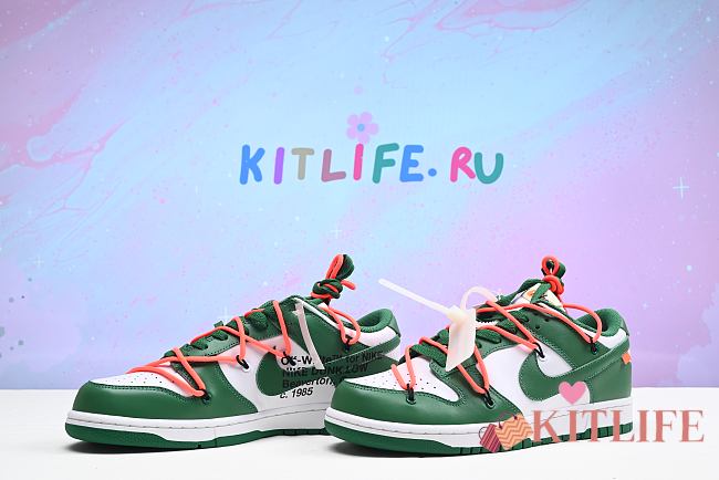 kitlife Nike Dunk Low Off-White Pine Green sneaker - 1