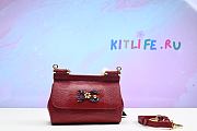 Kitlife Dolce & Gabbana Sicily handbag red bag - 25 X 20 X 12 cm - 1