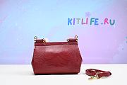 Kitlife Dolce & Gabbana Sicily handbag red bag - 25 X 20 X 12 cm - 2