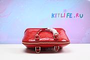 Forubags Louis Vuitton Alma BB Monogram Vernis Leather Cerise Red – M91771 - 25 x 19 x 11 cm - 4