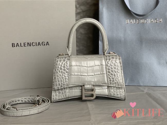 Kitlife Balenciaga Hourglass white bag -  23x10x24 cm - 1