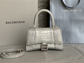 Kitlife Balenciaga Hourglass white bag -  23x10x24 cm