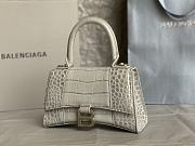 Kitlife Balenciaga Hourglass white bag -  23x10x24 cm - 4