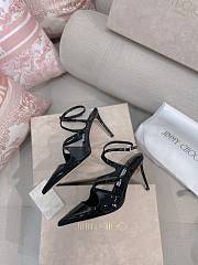 kitlife JimmyCh00 Azia Pump Black Patent Leather Pumps - heels 7.5 cm - 4