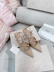 kitlife JimmyCh00 Azia Pump Beige  Patent Leather Pumps - heels 7.5 cm - 1