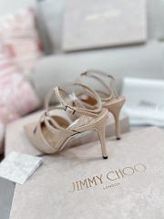 kitlife JimmyCh00 Azia Pump Beige  Patent Leather Pumps - heels 7.5 cm - 6