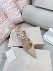 kitlife JimmyCh00 Azia Pump Beige  Patent Leather Pumps - heels 7.5 cm - 2