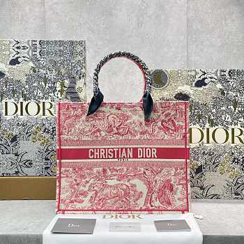 Kitlife DIOR BOOK TOTE pink - 42 X 36 X 18 cm