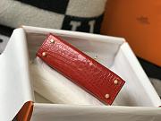 Kitlife Hermes Mini Shiny red bag - 19 cm - 2